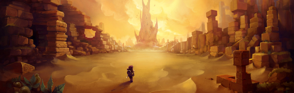 Paisaje de Howling Sands